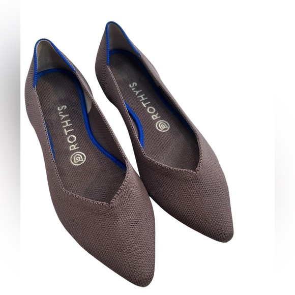 Rothy’s The Point Retired Mink Flats - Size 8.5 - Picture 2 of 14